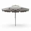 Outdoor patio umbrella with aluminum frame and UV-resistant fabric 300 x 300 x 250cm